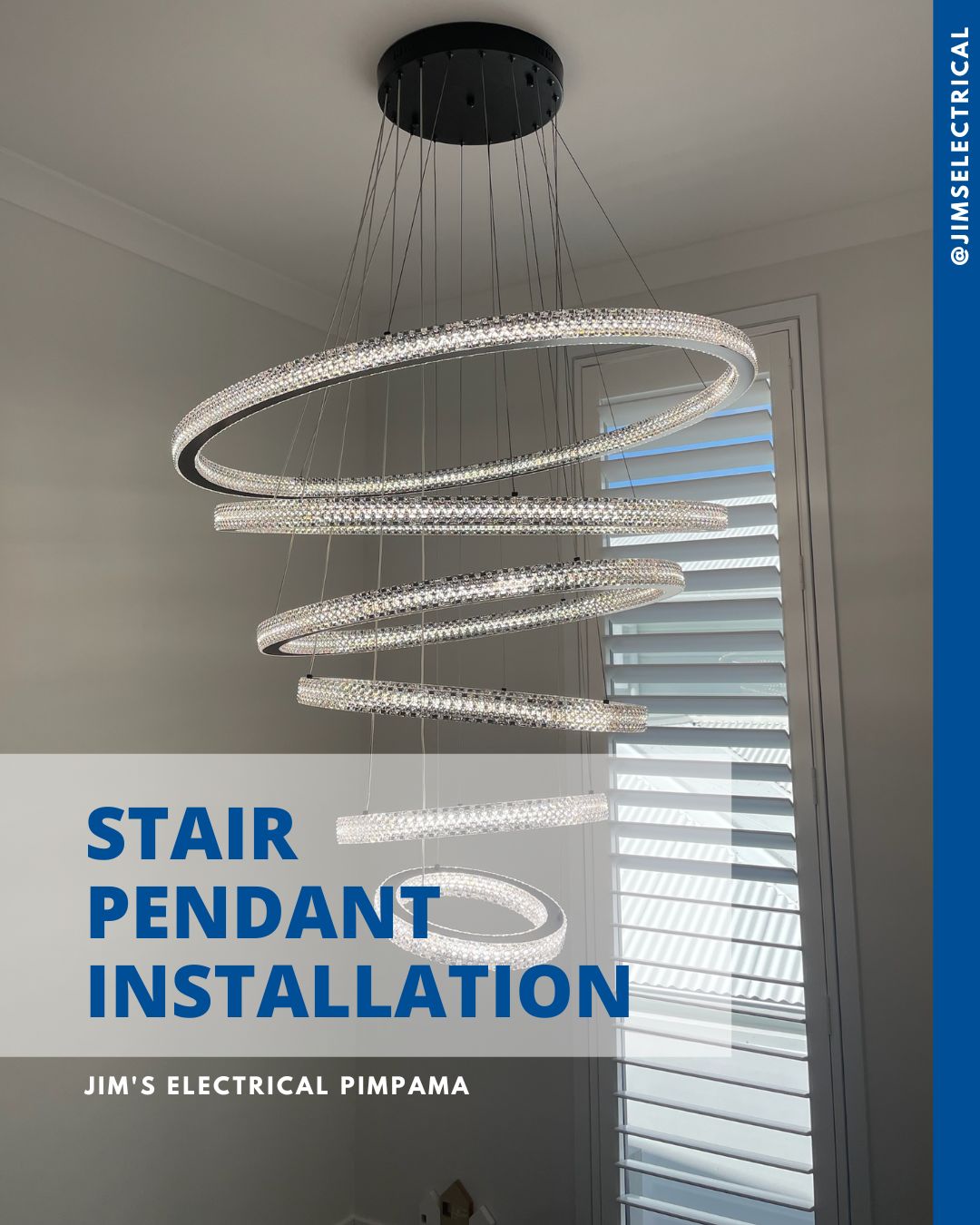Stair Pendant Lighting Installation